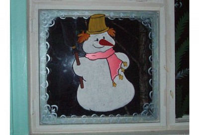 снеговик новый год