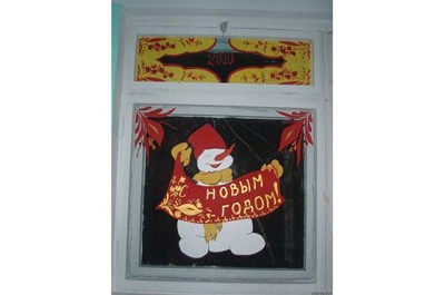 с новым годом снеговик