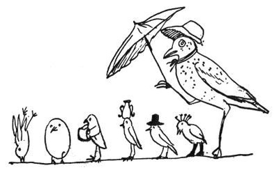 Для любителей птиц. Эдвард Лир Синяя Птичка-невеличка