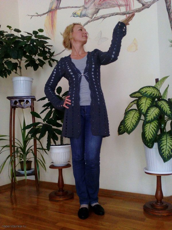 Ажурный жакет 1