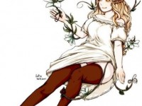 Красавица в цветах