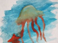 Морская звезда и медуза