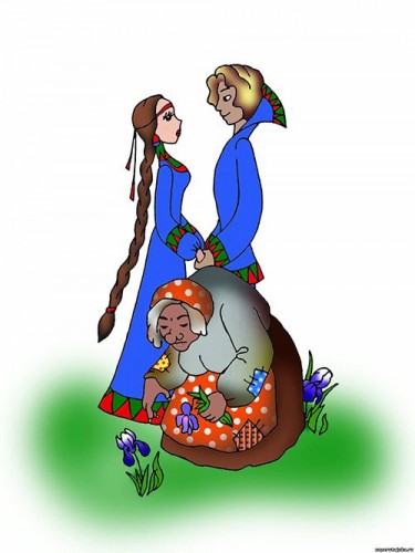 Иллюстрация Касатик