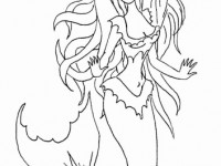 Раскраска Русалка