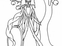 Зима в красивых одеждах у ледяной яблони