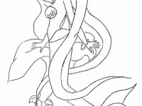 Картинка с русалкой на фоне огромного цветка