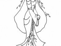 Раскраска Нимфа