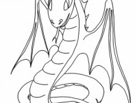 Раскраска дракон