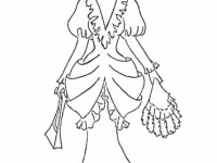 Раскраска Леди